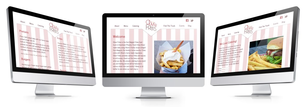 Oliver Frites Web Pages by Sarah Heather Gould